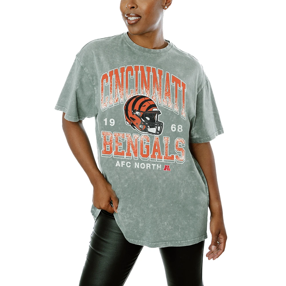Women's Gameday Couture Gray Cincinnati Bengals Nothing But The Best T-Shirt