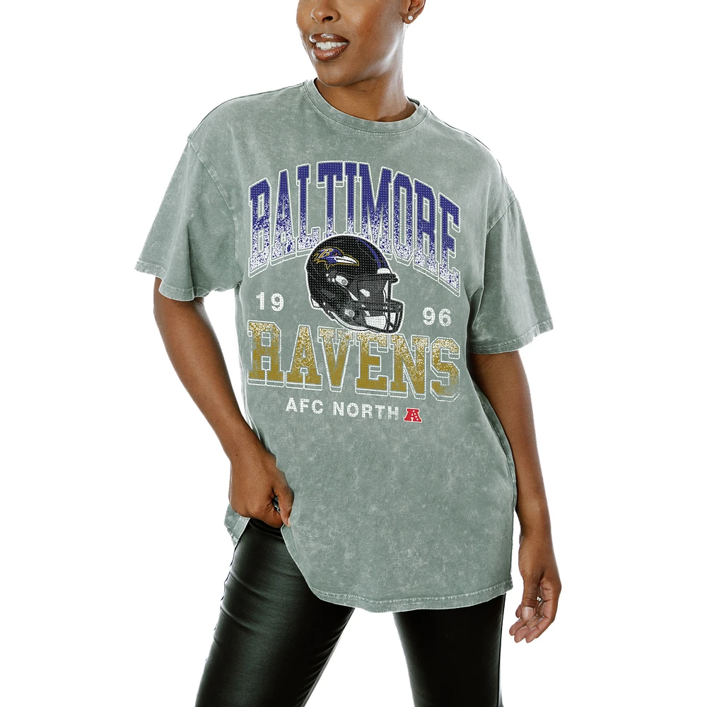 Women's Gameday Couture Gray Baltimore Ravens Nothing But The Best T-Shirt