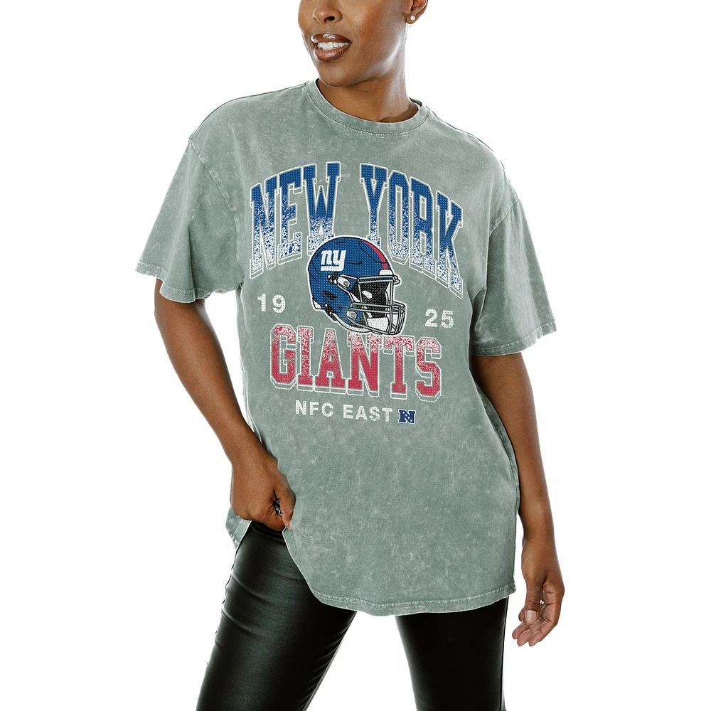 Women's Gameday Couture Gray New York Giants Nothing But The Best T-Shirt