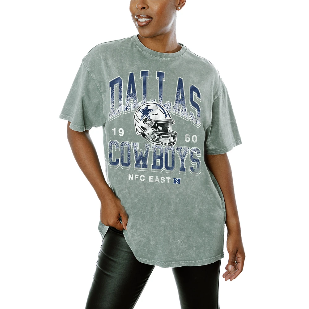 Women's Gameday Couture Gray Dallas Cowboys Nothing But The Best T-Shirt