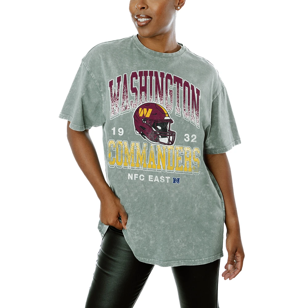 Women's Gameday Couture Gray Washington Commanders Nothing But The Best T-Shirt