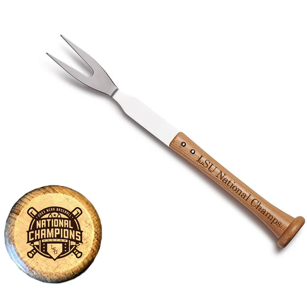 Baseball BBQ LSU Tigers 2023 NCAA Men's Baseball College World Series Champions Forkball Fork