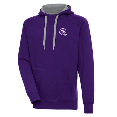 Men's Antigua Purple Minnesota Vikings Victory Pullover Hoodie