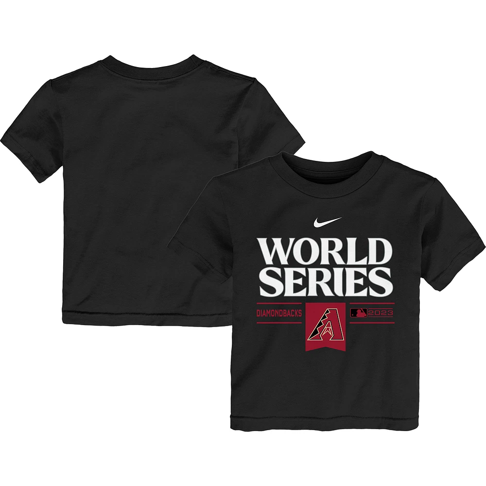 Toddler Nike Black Arizona Diamondbacks 2023 World Series Authentic Collection T-Shirt