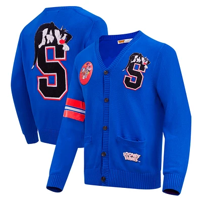 Men's Freeze Max Royal Looney Tunes Sylvester Button-Up Cardigan