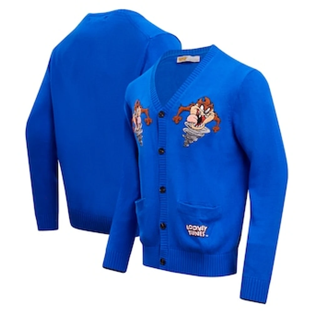 Men's Freeze Max Royal Looney Tunes Taz Cardigan