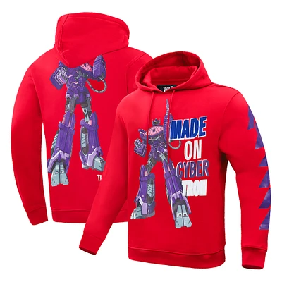 Unisex Freeze Max Red Transformers Made On Cybertron Pullover Hoodie
