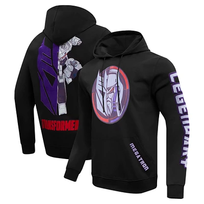 Unisex Freeze Max Black Transformers Megatron Legendary Deceptions Pullover Hoodie