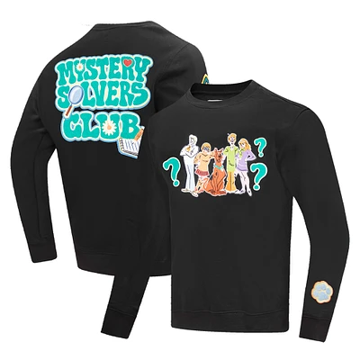 Unisex Freeze Max Black Scooby-Doo Mystery Solving Club Pullover Sweatshirt