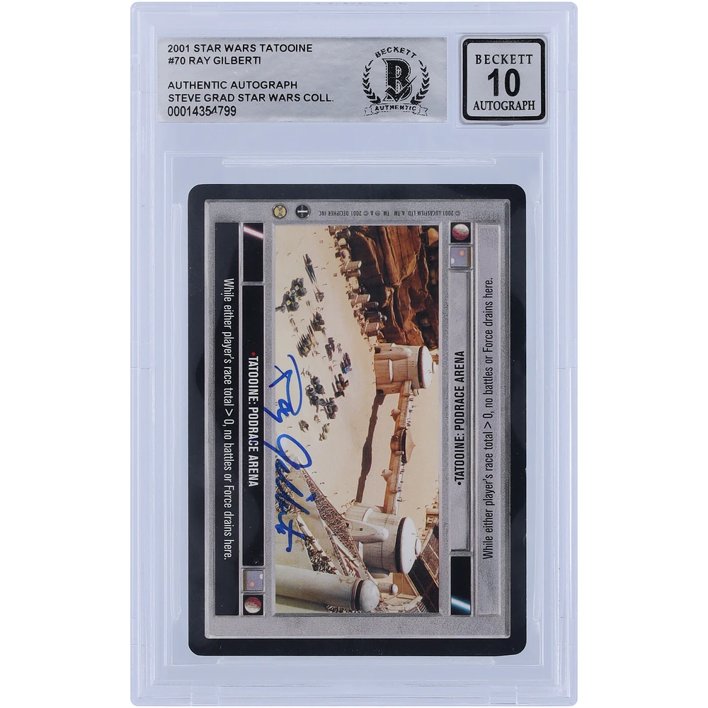 Ray Gilberti Autographed 2001 CCG Tatooine #70 BGS Authenticated 10 Card