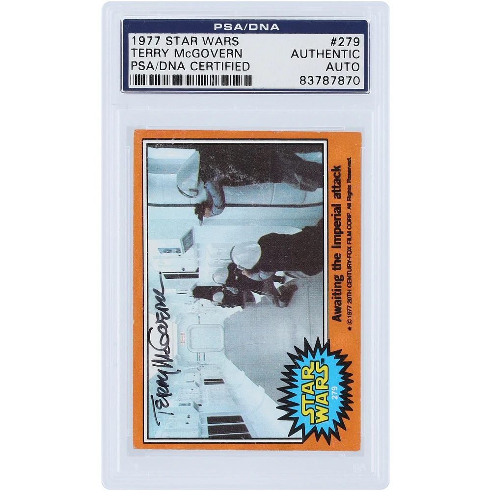 Terry McGovern Autographed 1977 Topps Star Wars #279 PSA Authenticated Card