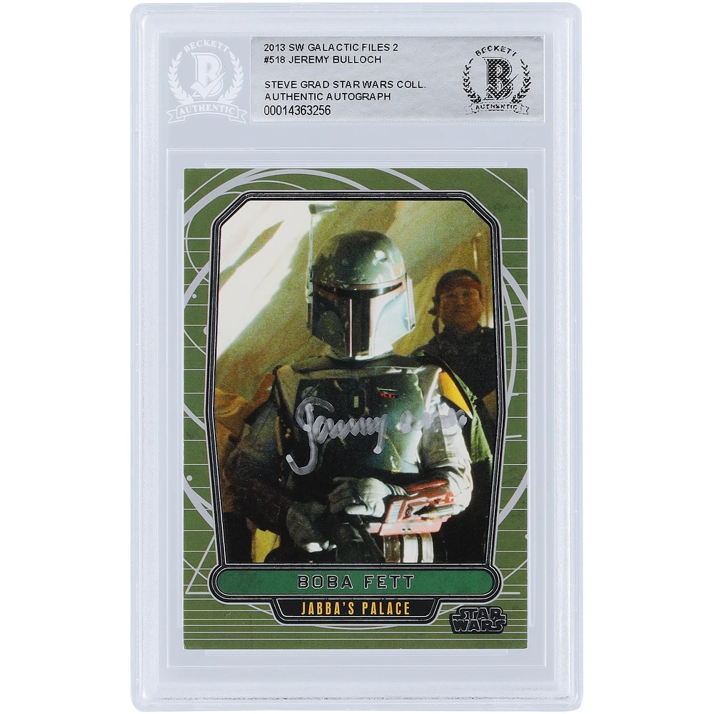 Jeremy Bulloch Star Wars Autographed 2013 Topps #518 BAS Authenticated Card - The Steve Grad Collection