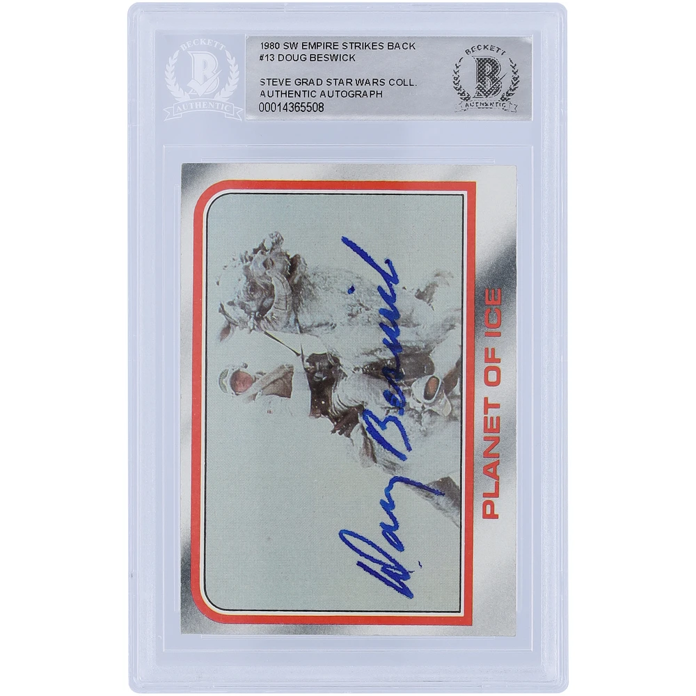 Doug Beswick Star Wars Autographed 1980 Topps The Empire Strikes Back #13 BAS Authenticated Card