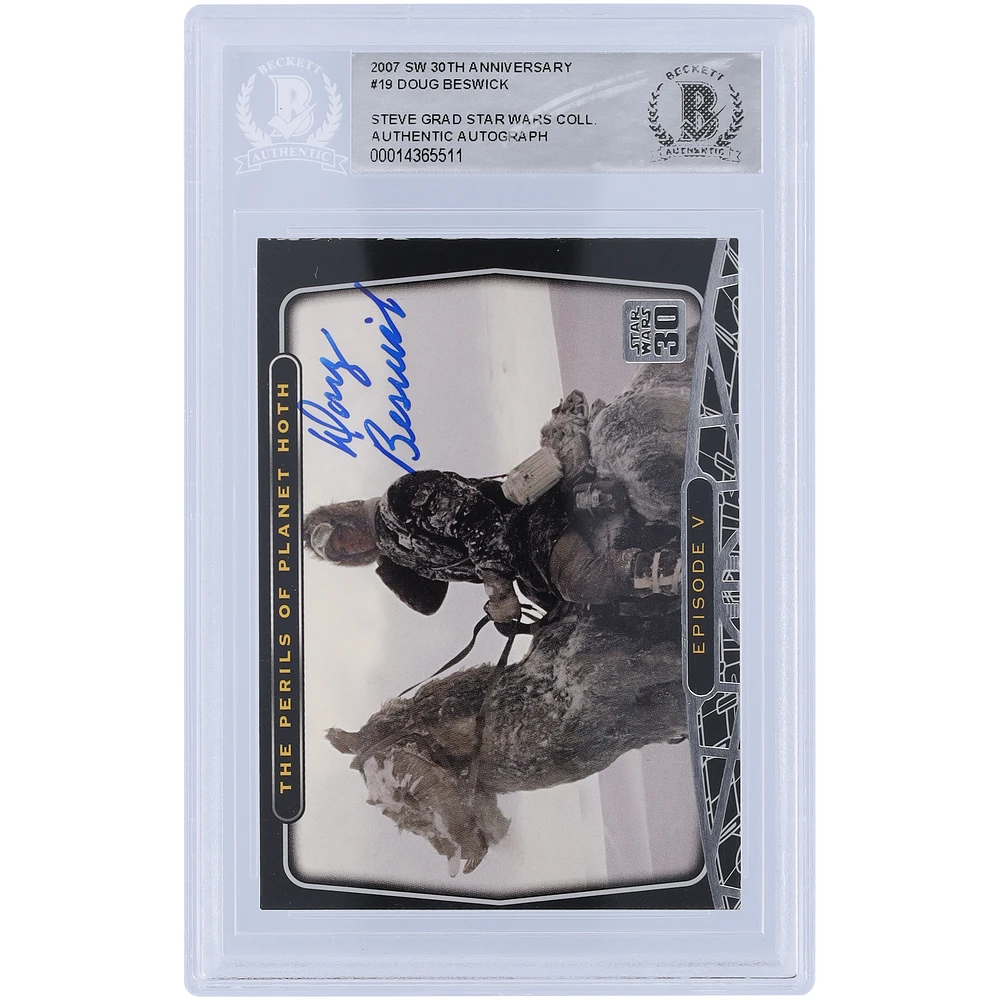 Doug Beswick Star Wars Autographed 2007 Topps Anniversary #19 BAS Authenticated Card