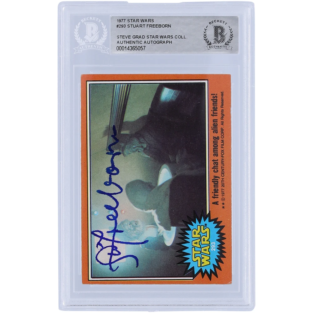 Stuart Freeborn Autographed 1977 Topps Star Wars #293 PSA Authenticated Card