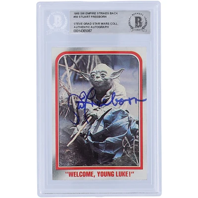 Stuart Freeborn Star Wars Autographed 1980 Topps The Empire Strikes Back #59 BGS Authenticated Card