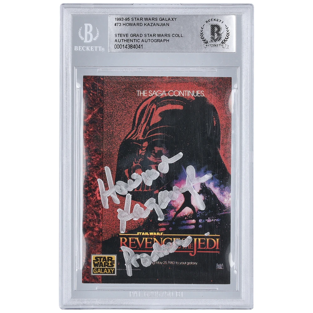 Howard Kazanjian Star Wars Autographed 1993 Topps #73 BAS Authenticated Card with "Producer" Inscription