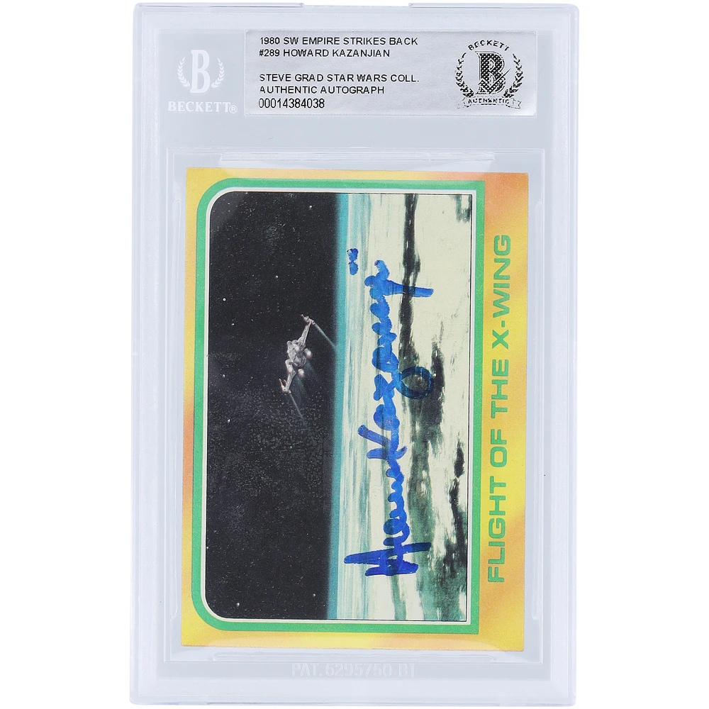 Howard Kazanjian Star Wars Autographed 1980 Topps The Empire Strikes Back #289 BAS Authenticated Card