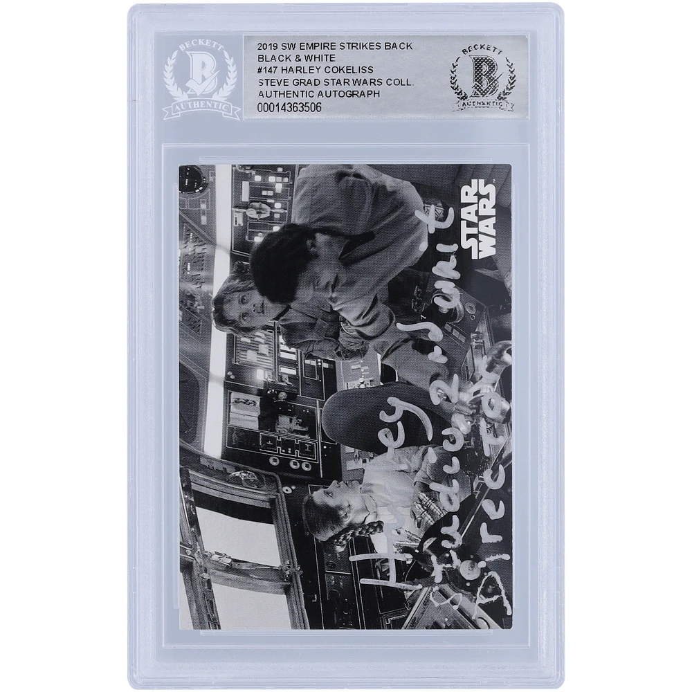 Harley Cokeliss Star Wars Autographed 2019 Topps #147 BAS Authenticated Card with "Studio 2nd Unit Director" Inscription