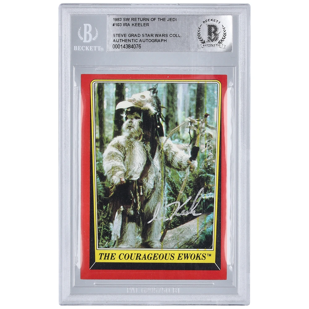 Ira Keeler Star Wars Autographed 1983 Topps Return of the Jedi #103 BAS Authenticated Card