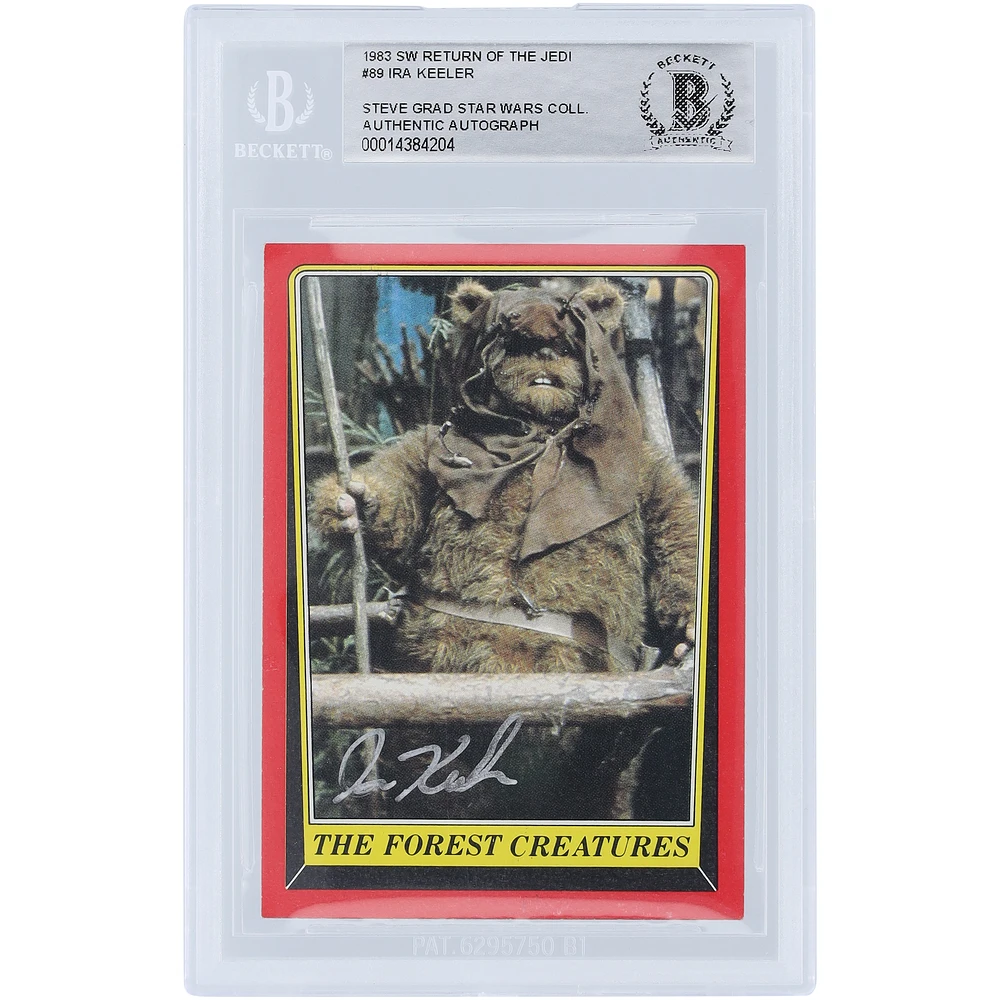Ira Keeler Star Wars Autographed 1983 Topps Return of the Jedi #89 BAS Authenticated Card