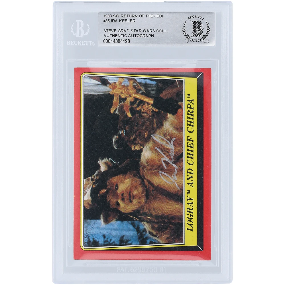 Ira Keeler Star Wars Autographed 1983 Topps Return of the Jedi #85 BAS Authenticated Card