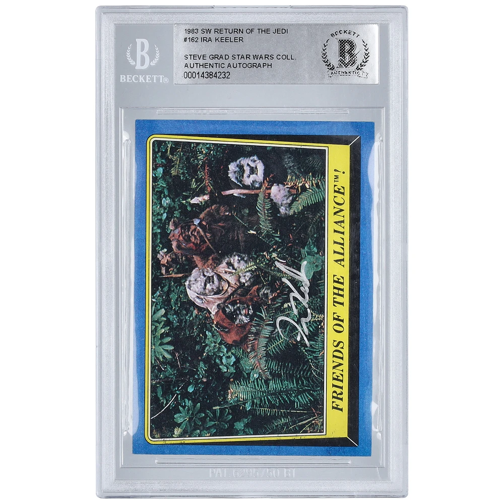 Ira Keeler Star Wars Autographed 1983 Topps Return of the Jedi #162 BAS Authenticated Card