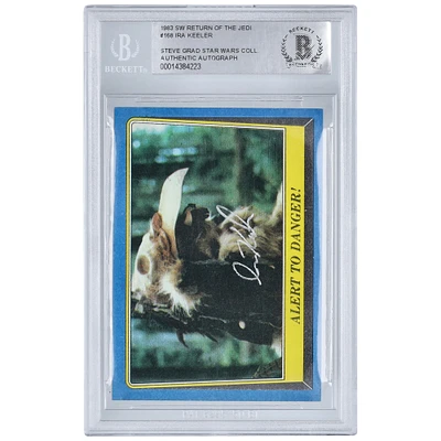 Ira Keeler Star Wars Autographed 1983 Topps Return of the Jedi #168 BAS Authenticated Card