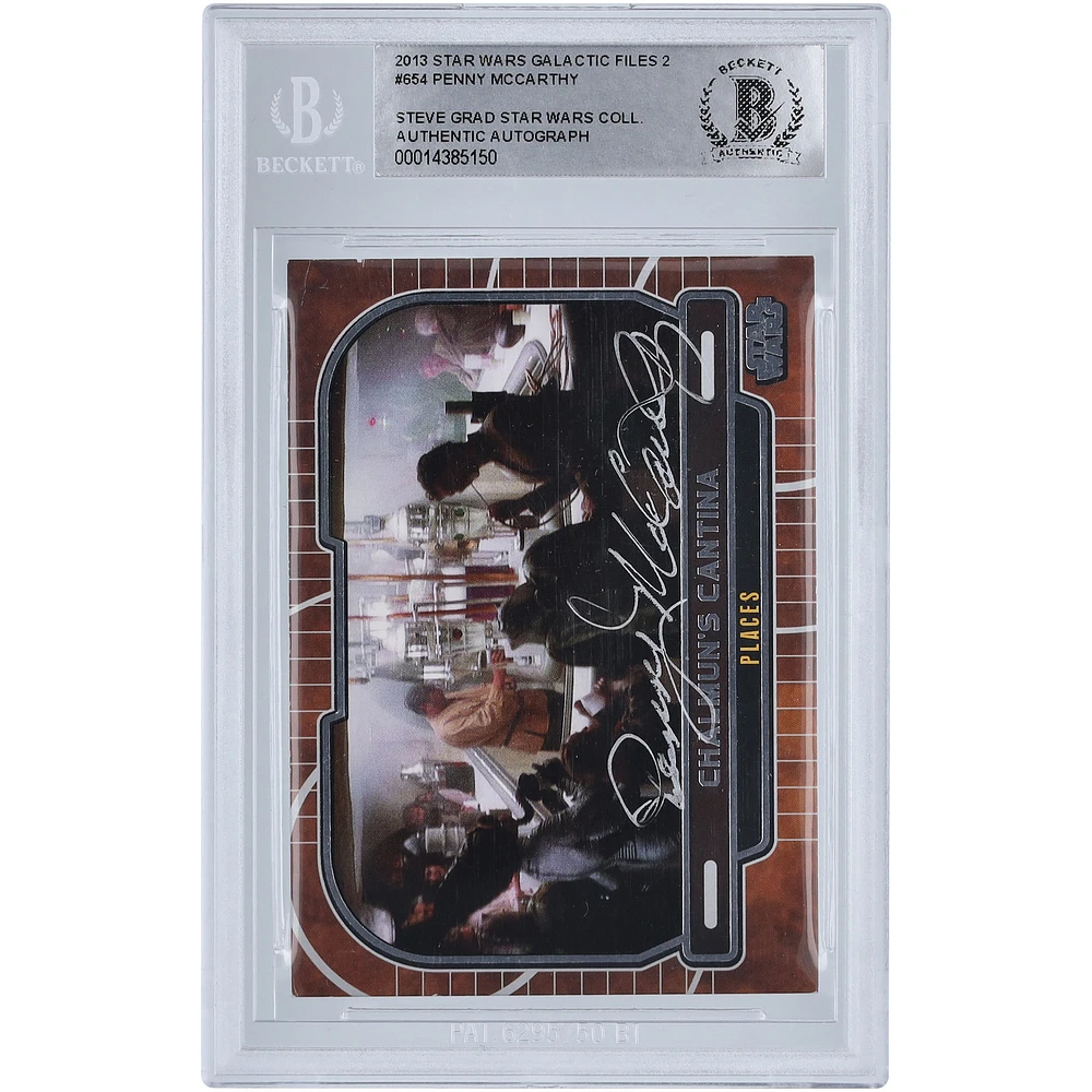 Penny McCarthy Star Wars Autographed 2013 Topps #654 BAS Authenticated Card