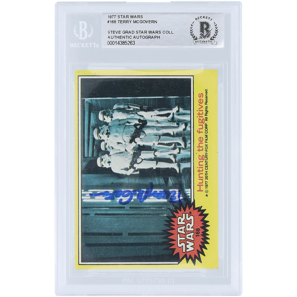 Terry McGovern Autographed 1977 Topps Star Wars #168 BAS Authenticated Card