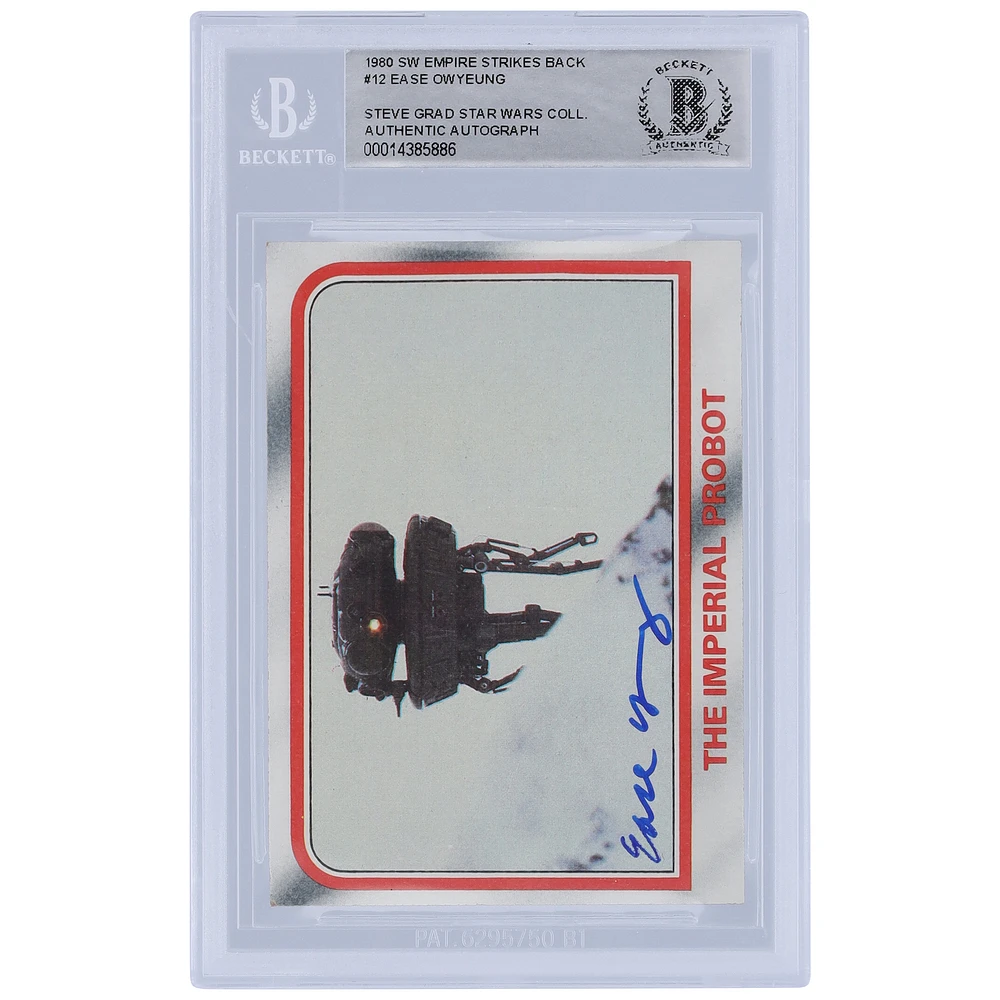 Ease Owyeung Star Wars Autographed 1980 Topps The Empire Strikes Back #12 BAS Authenticated Card