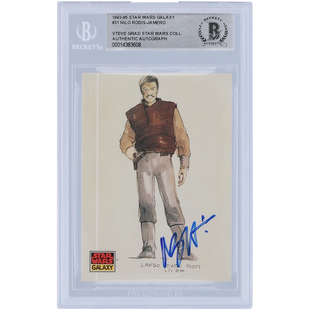 Nilo Rodis-Jamero Star Wars Autographed 1993 Topps #31 BAS Authenticated Card