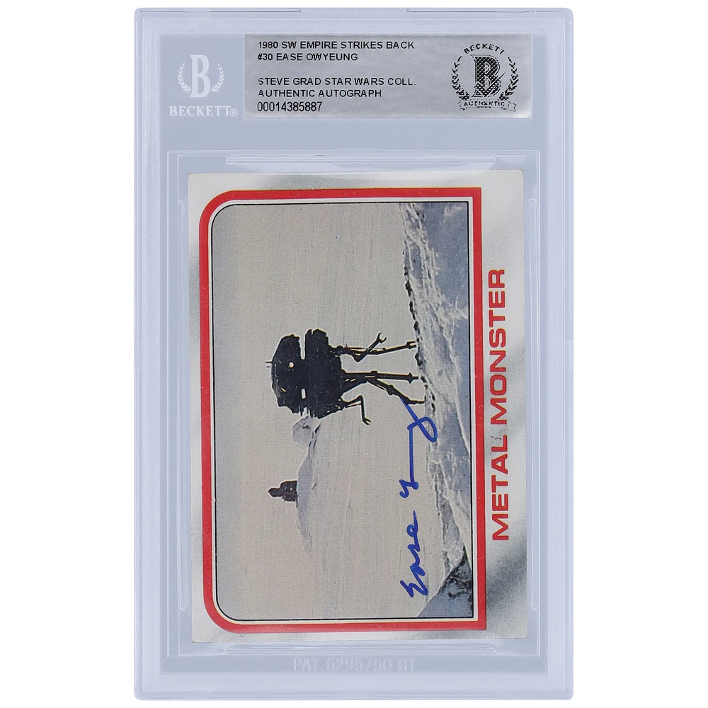 Ease Owyeung Star Wars Autographed 1980 Topps The Empire Strikes Back #30 BAS Authenticated Card