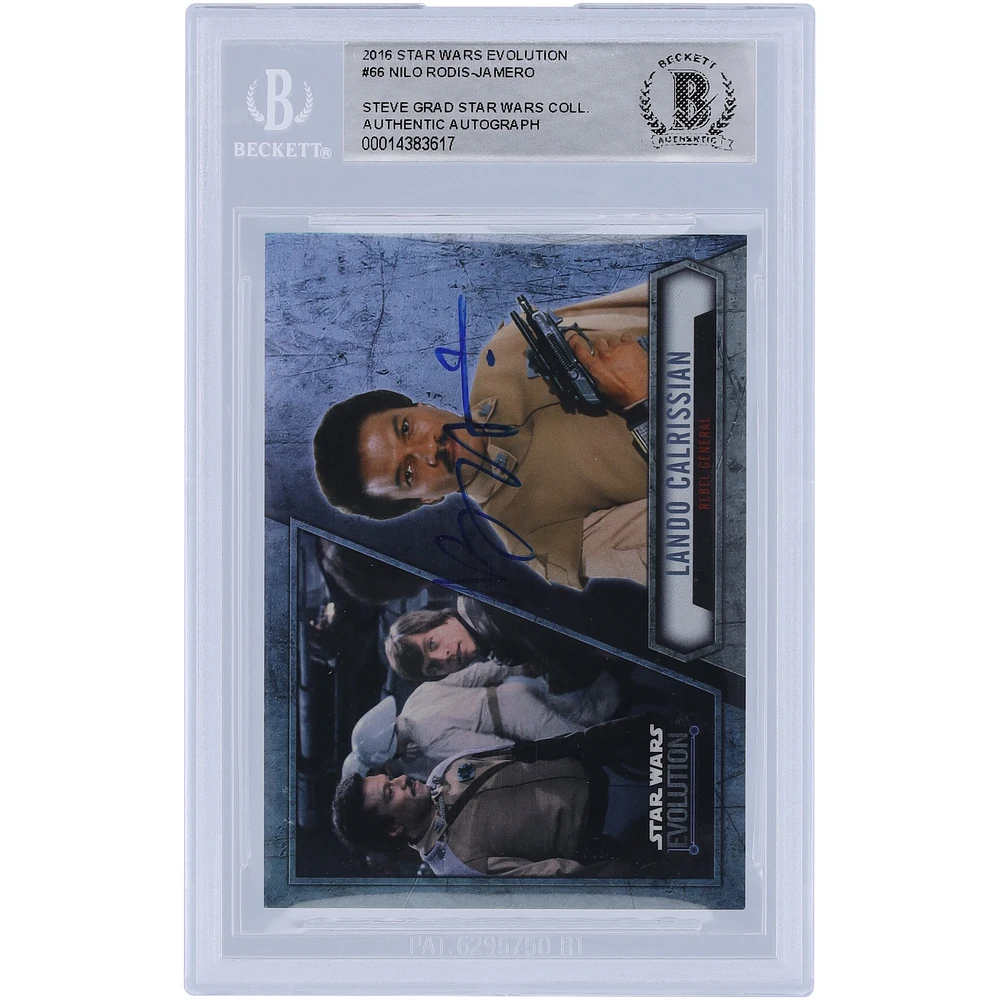 Nilo Rodis-Jamero Star Wars Autographed 2016 Topps #66 BAS Authenticated Card