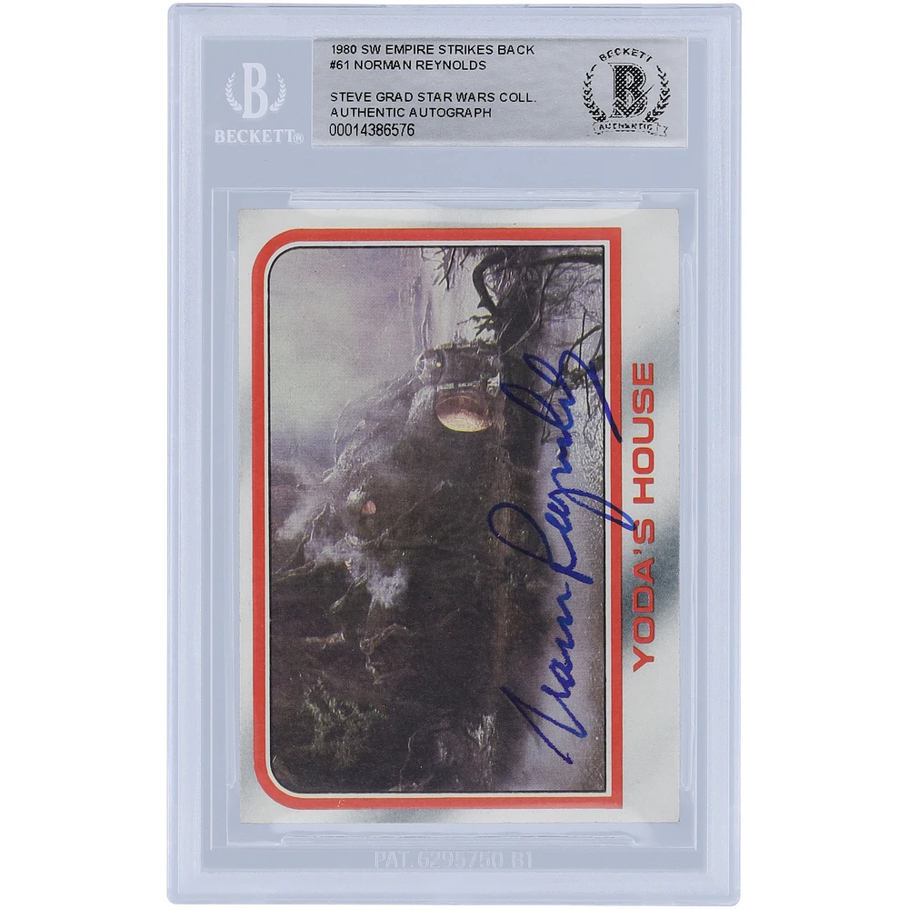 Norman Reynolds Star Wars Autographed 1980 Topps The Empire Strikes Back #61 BAS Authenticated Card