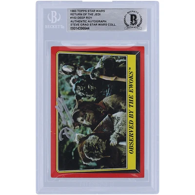 Deep Roy Star Wars Autographed 1983 Topps Return of the Jedi #102 BAS Authenticated Card