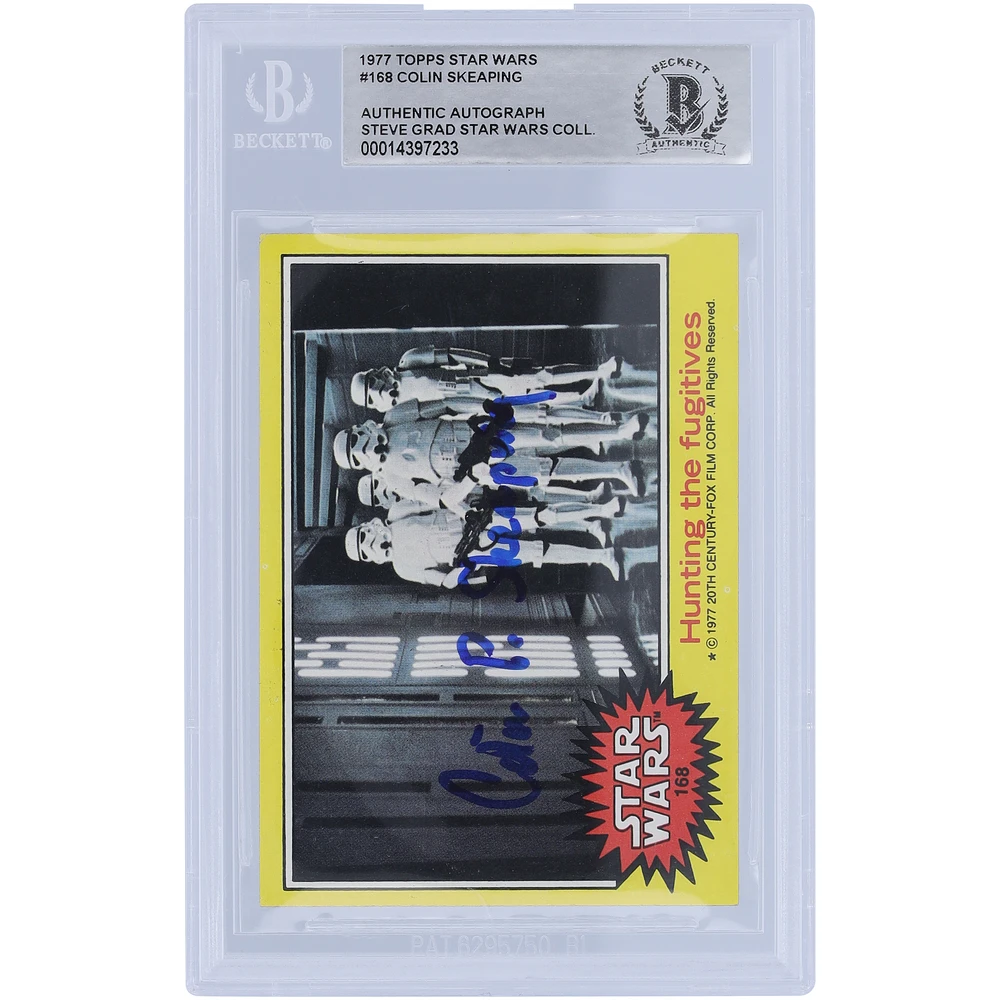 Colin Skeaping Autographed 1977 Topps Star Wars #168 BAS Authenticated Card