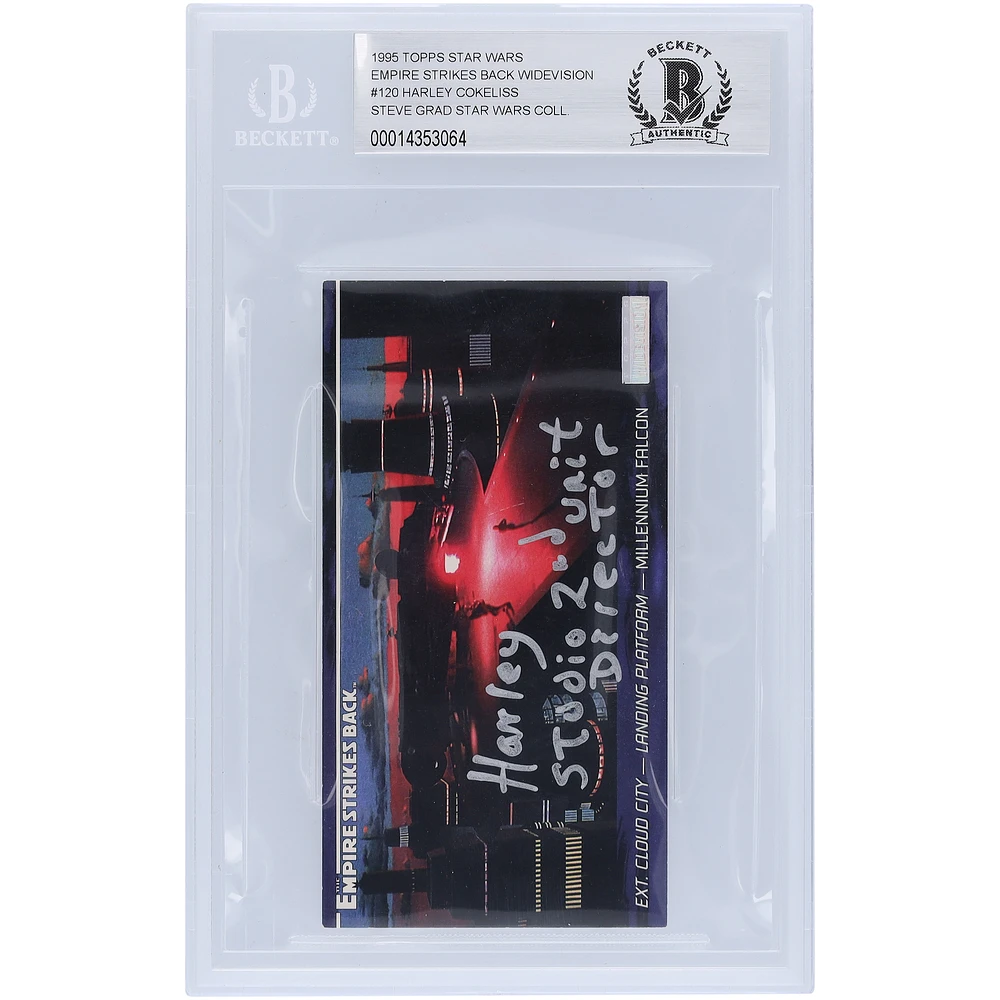 Harley Cokeliss Star Wars Autographed 1995 Topps The Empire Strikes Back Widevision #120 BGS Authenticated 10 Card with "Studio 2nd Unit Director" Inscription