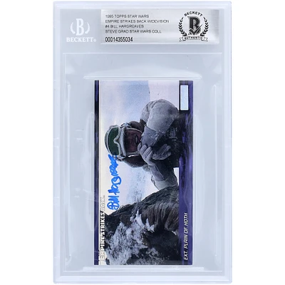Bill Hargreaves Star Wars Autographed 1995 Topps The Empire Strikes Back Widevision #4 BGS Authenticated 10 Card