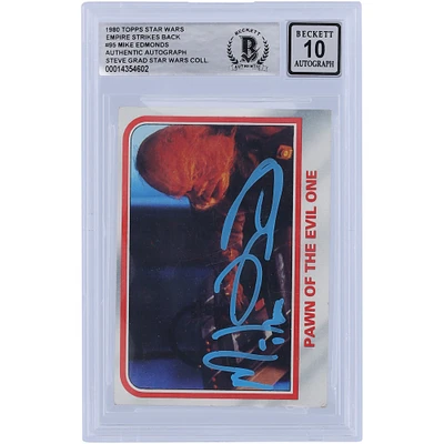 Mike Edmonds Star Wars Autographed 1980 Topps The Empire Strikes Back #95 BGS Authenticated Card