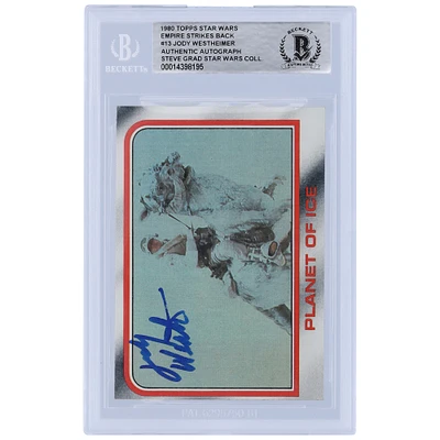 Jody Westheimer Star Wars Autographed 1980 Topps The Empire Strikes Back #13 BGS Authenticated Card