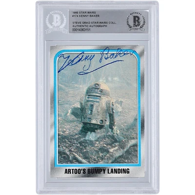 Kenny Baker Star Wars Autographed 1980 Topps The Empire Strikes Back #174 BGS Authenticated Card