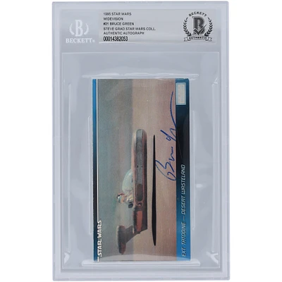 Bruce Green Autographed 1995 Topps Widevision #21 BGS Authenticated Card