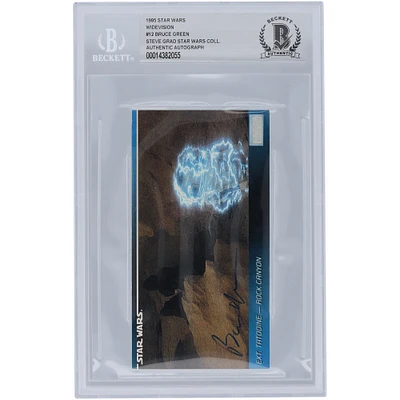 Bruce Green Autographed 1995 Topps Widevision #12 BGS Authenticated Card