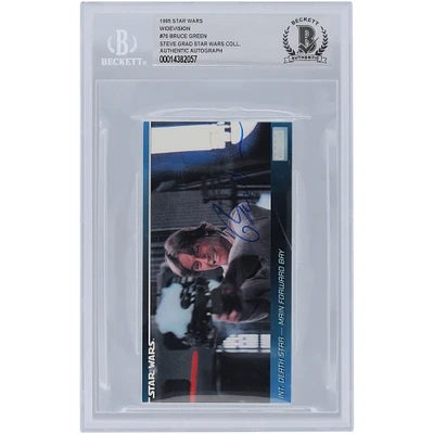 Bruce Green Autographed 1995 Topps Widevision #76 BGS Authenticated Card