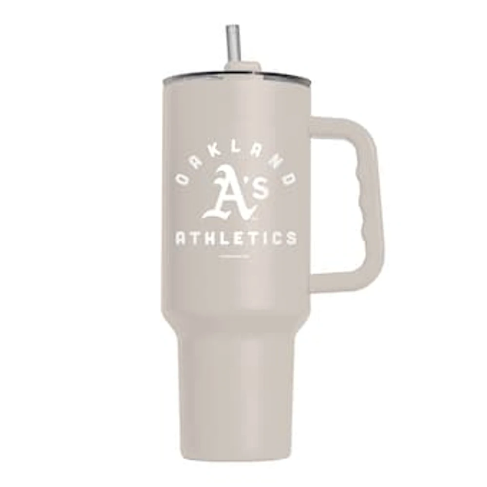 Oakland Athletics 40oz. Sand Soft Touch Tumbler