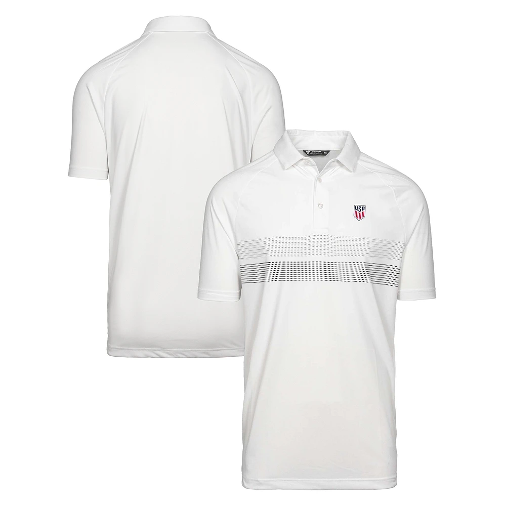 Men's Levelwear White USMNT Mason Polo