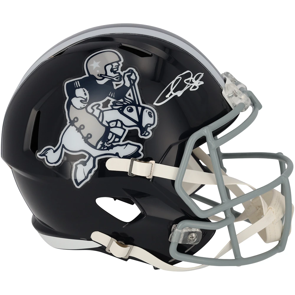 CeeDee Lamb Dallas Cowboys Autographed Riddell Cowboy Joe Speed Replica Helmet