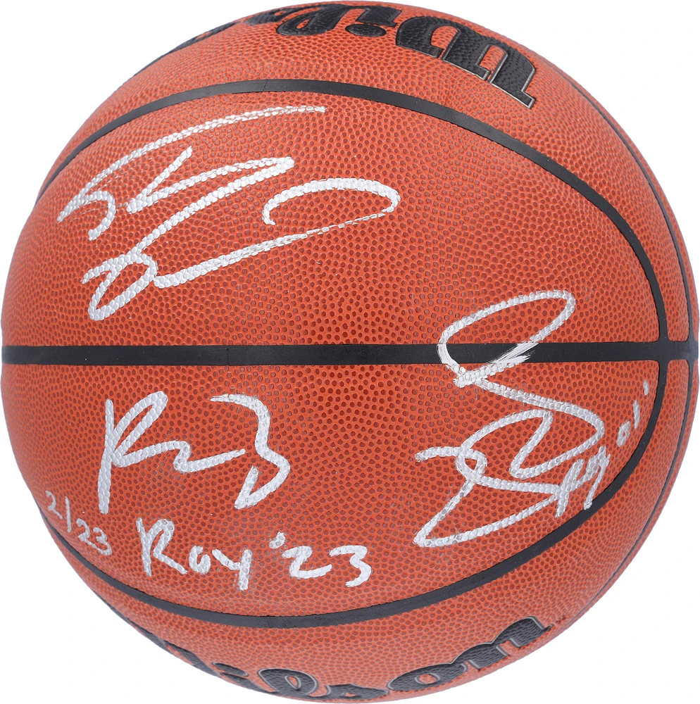 Shaquille O'Neal, Paolo Banchero and Mike Miller Orlando Magic Multi-Signed Wilson Authentic Series Indoor/Outdoor Basketball with "ROY 01" and "ROY '23" Inscriptions - Limited Edition of 23