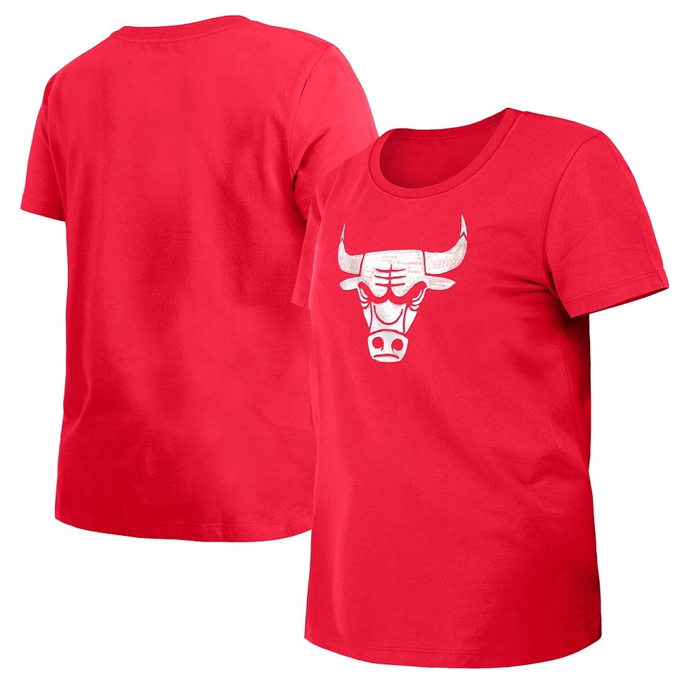 Women's New Era Red Chicago Bulls 2023/24 City Edition T-Shirt